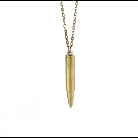 2/$10 ๐ Gold Bullet Necklace - Picture 2 of 3